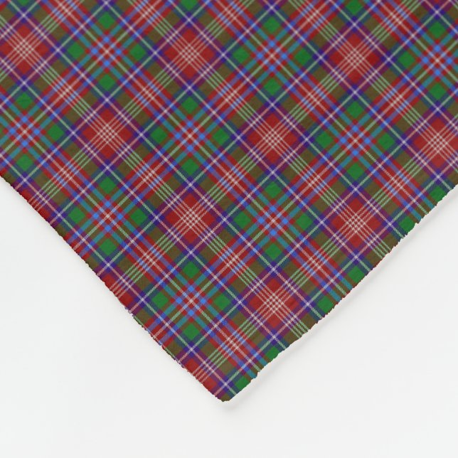Clan Ritchie Tartan Fleecedecke (Ecke)