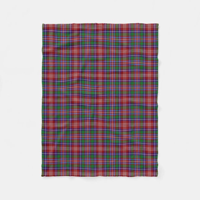 Clan Ritchie Tartan Kariert Fleecedecke (Vorderseite)