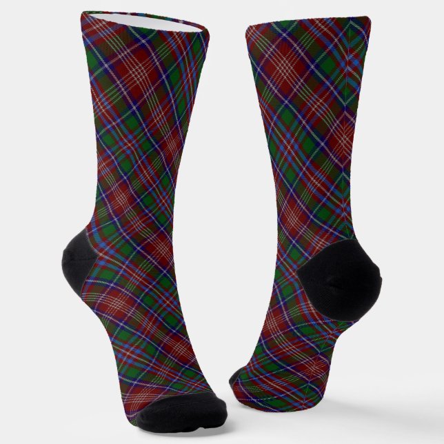 Clan Ritchie Tartan Socken (Gewinkelt)