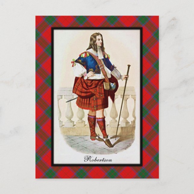 Clan Robertson Scottish Dreams Postcard Postkarte (Vorderseite)