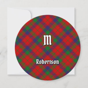 Clan Robertson Tartan Einladung