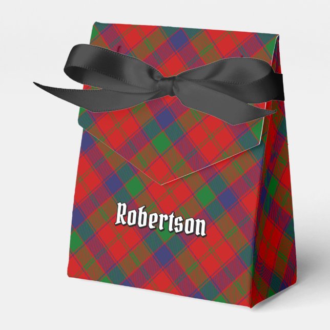 Clan Robertson Tartan Geschenkschachtel (Vorderseite)