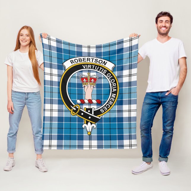 Clan Robertson Tartan Kariert Fleecedecke (Beispiel)