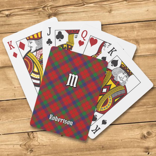 Clan Robertson Tartan Spielkarten (Von Creator hochgeladen)
