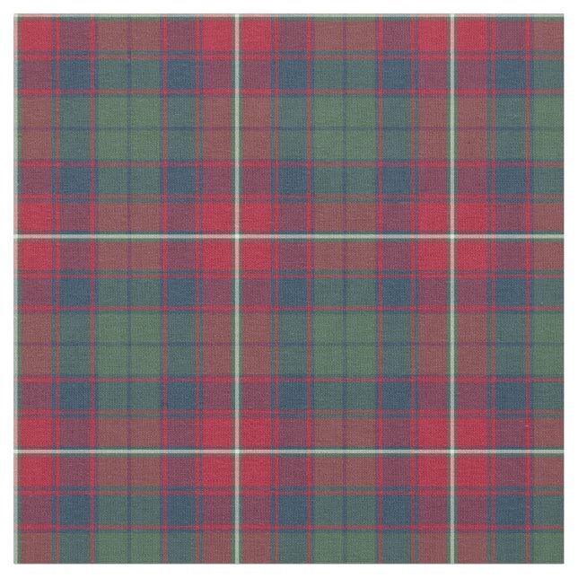 Clan Robertson Tartan Stoff (Nahaufnahme)