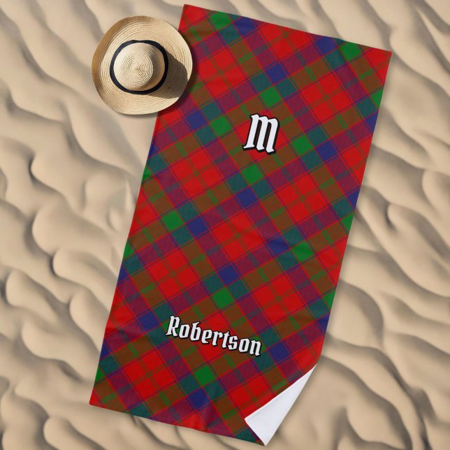 Clan Robertson Tartan Strandtuch (Von Creator hochgeladen)