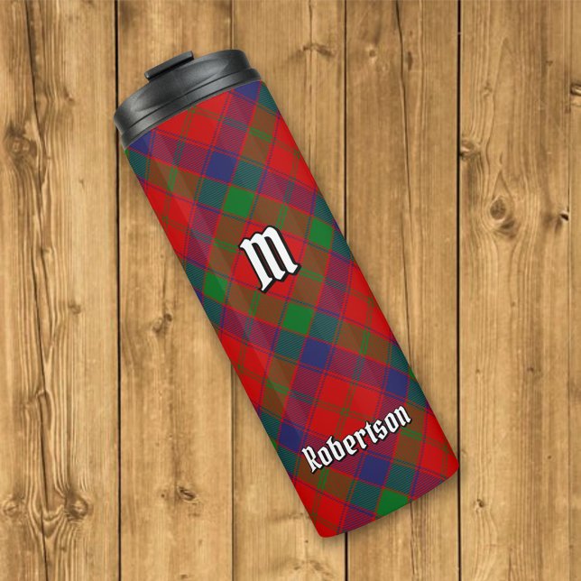 Clan Robertson Tartan Thermosbecher (Von Creator hochgeladen)