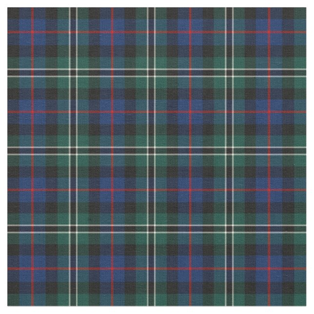 Clan Rose Jagd Tartan Stoff (Nahaufnahme)
