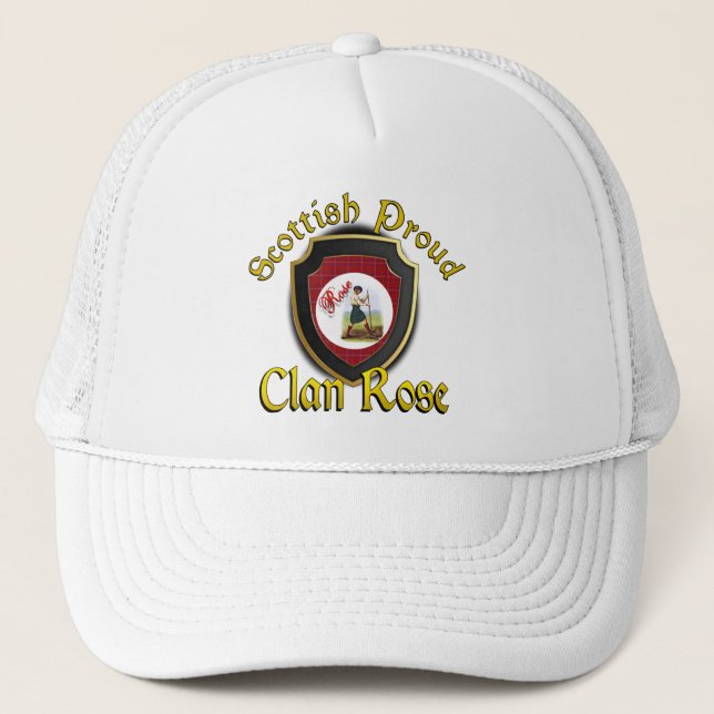 Clan Rose Scottish Dynsty Cap Truckerkappe (Vorderseite)