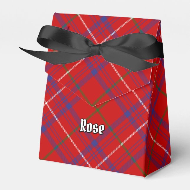 Clan Rose Tartan Geschenkschachtel (Vorderseite)