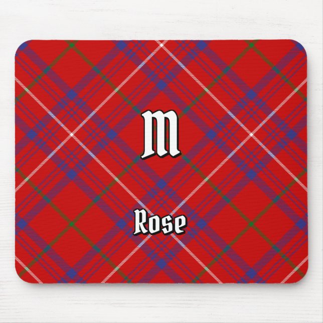 Clan Rose Tartan Mousepad (Vorne)