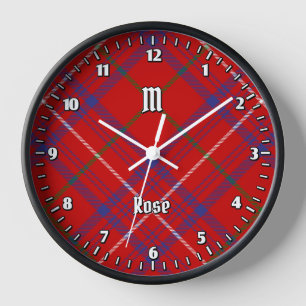 Clan Rose Tartan Uhr