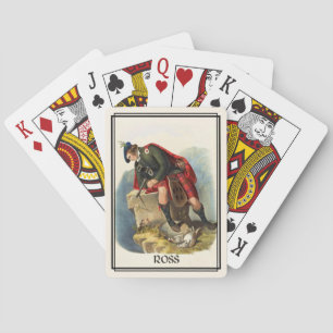 Clan Ross Classic Scotland Bicycle Deck Spielkarten