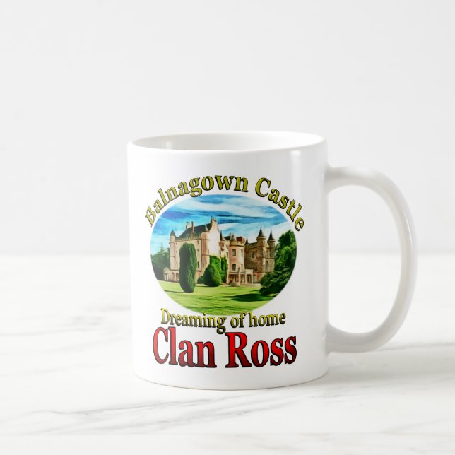 Clan Ross, der von Balnagown Schloss träumt Tasse (Rechts)