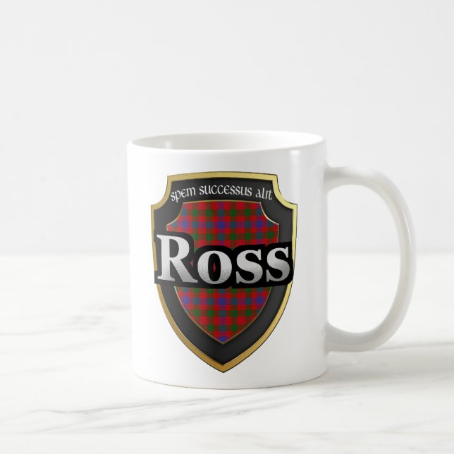 Clan Ross Scottish Dynsty Tartan Tasse Cups (Rechts)