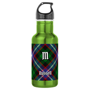 Clan Russell Tartan Edelstahlflasche