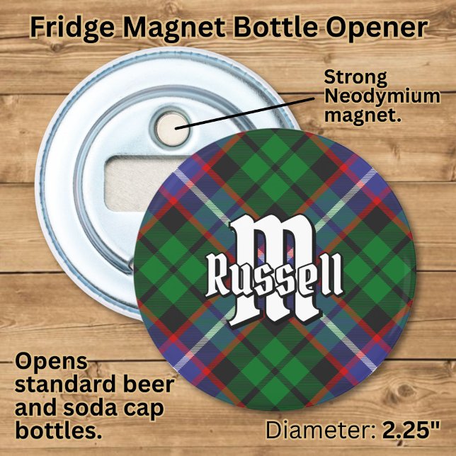 Clan Russell Tartan Flaschenöffner (Von Creator hochgeladen)