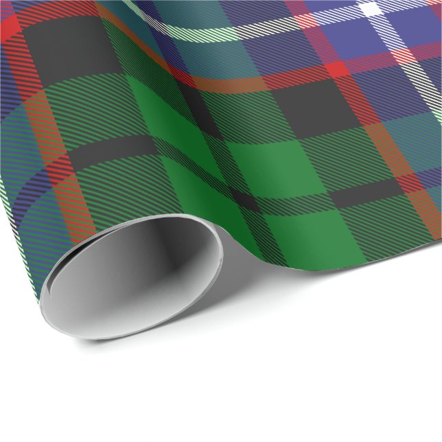 Clan Russell Tartan Geschenkpapier (Rolleneckpunkt)