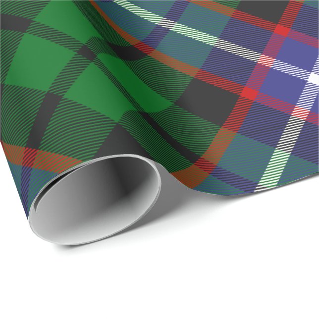 Clan Russell Tartan Geschenkpapier (Rolleneckpunkt)