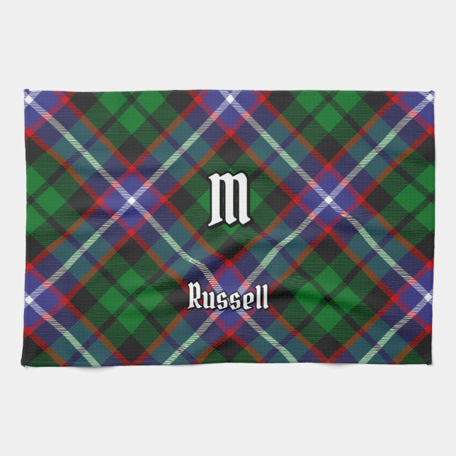 Clan Russell Tartan Geschirrtuch (Horizontal)