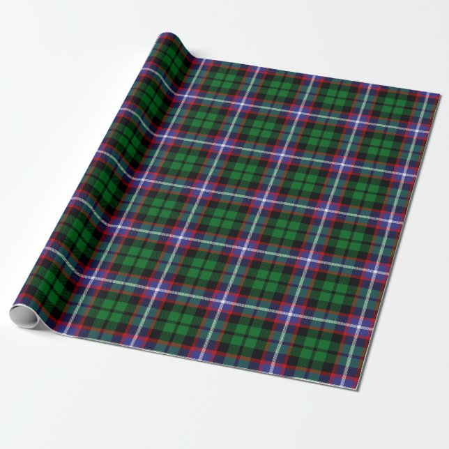 Clan Russell Tartan Kariert Geschenkpapier (Ungerollt)