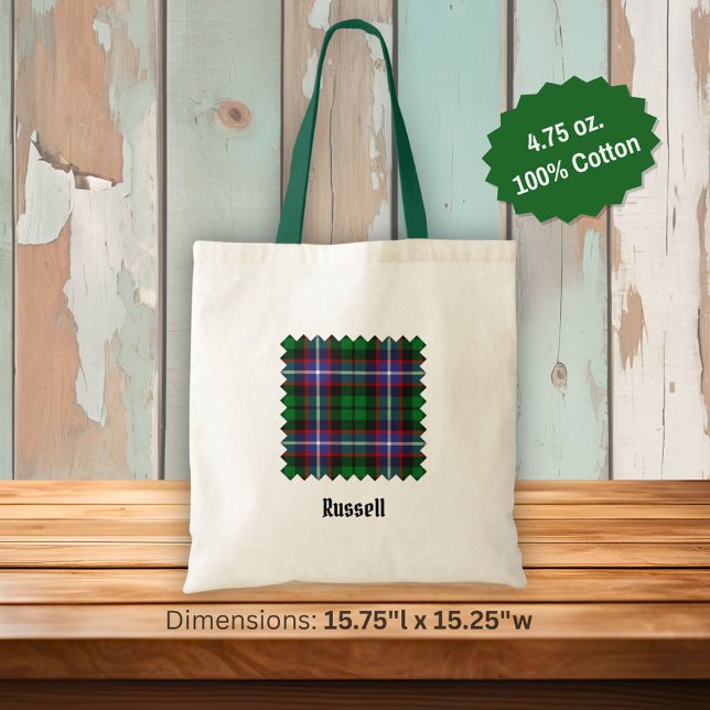 Clan Russell Tartan Tragetasche (Von Creator hochgeladen)