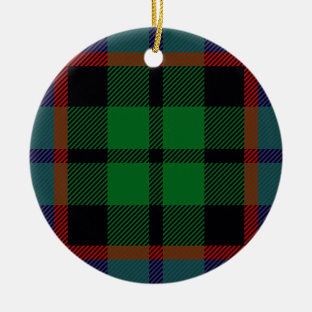 Clan-RussellTartan Keramikornament (Vorne)