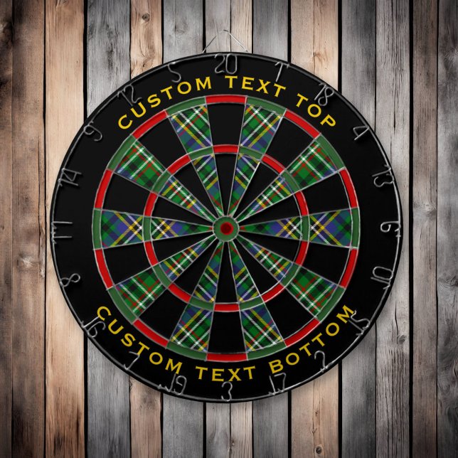 Clan Scott Green Tartan Dart Board Dartscheibe (Von Creator hochgeladen)