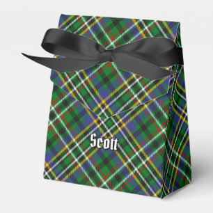 Clan Scott Green Tartan Favor Box Geschenkschachtel