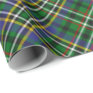 Clan Scott Green Tartan Wrapping Paper Geschenkpapier