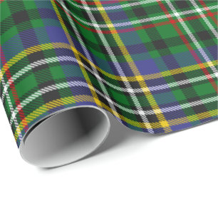Clan Scott Green Tartan Wrapping Paper Geschenkpapier