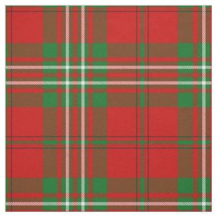Clan Scott Red Tartan Fabric Stoff