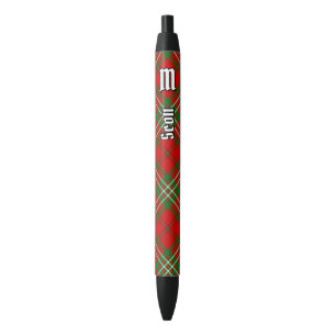 Clan Scott Red Tartan Ink Pen Kugelschreiber