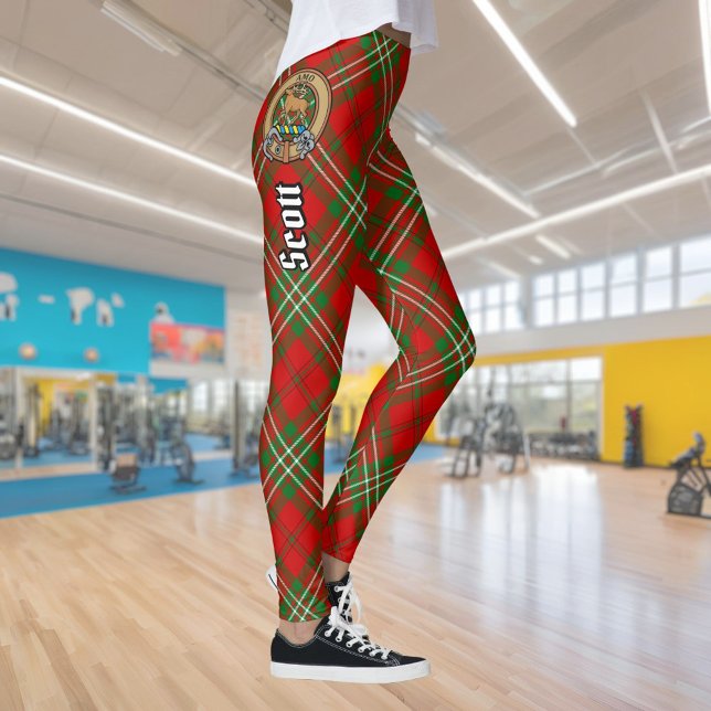 Clan Scott Red Tartan Leggings (Von Creator hochgeladen)