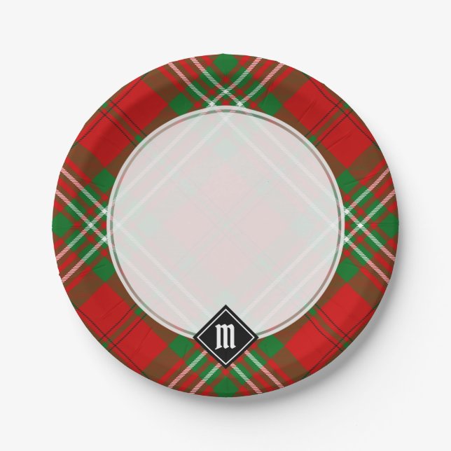 Clan Scott Red Tartan Paper Teller (Vorderseite)