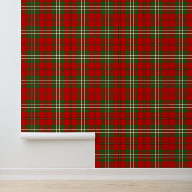 Clan Scott Red Tartan Tapete (Anwendung)