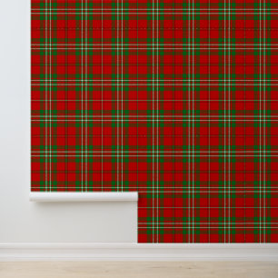 Clan Scott Roter Tartan Tapete