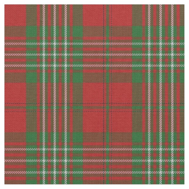 Clan-Scott schottischer Tartan-kariertes Gewebe Stoff (Nahaufnahme)
