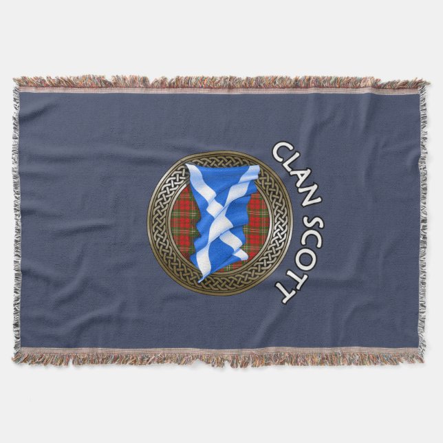Clan Scott Tartan Decke (Vorderseite)