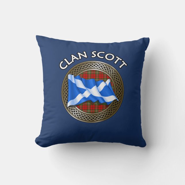 Clan Scott Tartan Kissen (Vorderseite)