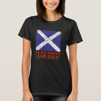 Clan Scott Tartan Scottish Family Name Scotland Pr T-Shirt