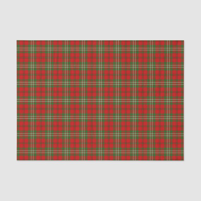 Clan Scott Tartan Seidenpapier (Vorderseite)