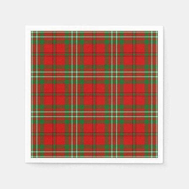 Clan Scott Tartan Serviette (Vorderseite)