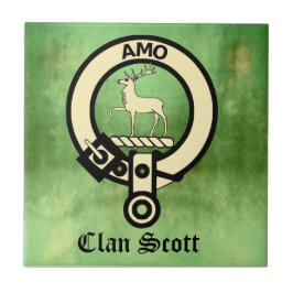 Clan Scott Wappen Abzeichen Fliese