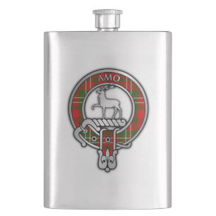 Clan Scott Wappen & Tartan Flask Flachmann