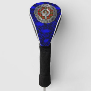 Clan Scott Wappen & Tartan Knot Golf Headcover
