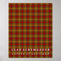 Clan Scrymgeour Colors of Scotland Tartan