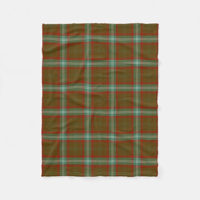 Clan Seton Jagd Tartan Kariert Fleecedecke (Vorderseite)