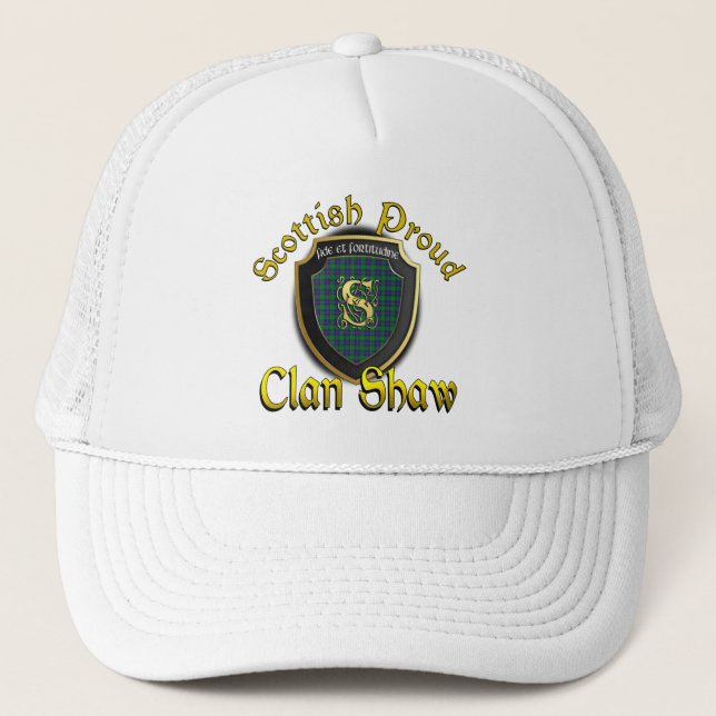 Clan Shaw Scottish Dynasty Cap Truckerkappe (Vorderseite)