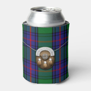 Clan Shaw Tartan und Sporran Dosenkühler